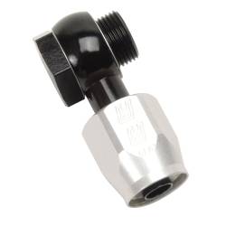 Russell - Russell 640233 8AN Single Feed 600-660 2-Barrel Carb 9/16" -24 Banjo Fitting Blk - Image 1