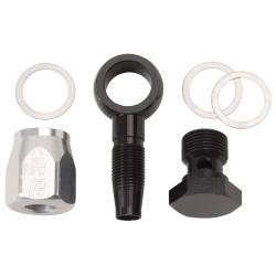 Russell - Russell 640233 8AN Single Feed 600-660 2-Barrel Carb 9/16" -24 Banjo Fitting Blk - Image 2