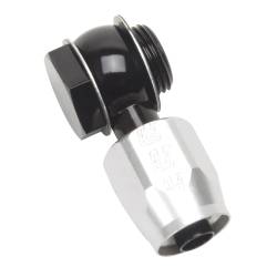 Russell - Russell 640273 6AN Edelbrock Thunder/Performer Carb 5/8" -20 Banjo Fitting Black - Image 1