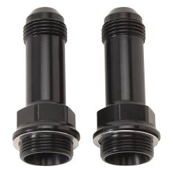 Russell - Russell 640363 7/8" -20 x 6AN Male Flare Ext. Carb Fitting Dual Feed 2" Black - Image 1