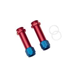 Russell - Russell 640750 8AN Holley Dual Feed 750 Dominator 1350 Carb Inlet Fittings 3.25" - Image 1