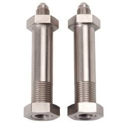 Russell - Russell 641490 Front/Rear 3AN x 1/8" NPT Thru The Frame Fittings In 2" Length - Image 1