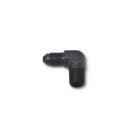Russell - Russell 642793 3AN x 1/8" NPT Pipe Male 90DEG Brake Adapter Fitting w/Blk Finish - Image 1