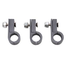 Russell - Russell 654253 6AN Aluminum Line Clamp for 6AN Size Tubing w/Black Finish 4 Pack - Image 1