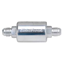 Russell - Russell 650140 3" Length 6AN Male Inlet/Outlet Fuel Filter w/Polished Finish - Image 1