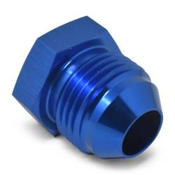 Russell - Russell 660200 8AN Flare Plug Adapter Fitting w/Blue Finish - Image 1