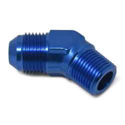 Russell - Russell 660930 3AN 45-DEG Flare To 1/8" Pipe Adapter Fitting w/Blue Finish - Image 1