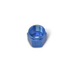 Russell - Russell 660580 8AN To 1/2" Tube Nut Adapter Fitting w/Blue Finish Pair - Image 2