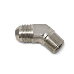 Russell - Russell 660931 Adapter Fitting 45-DEG Flare Endura -03AN 1/8" Pipe Size - Image 1