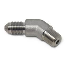 Russell - Russell 660932 3AN Stainless 45 Degree Flare To 1/8" Pipe Adapter - Image 1