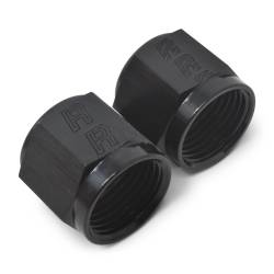 Russell - Russell 660585 8AN To 1/2" Tube Nut Adapter Fitting w/Black Finish Pair - Image 2
