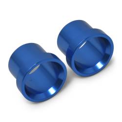 Russell - Russell 660650 6AN To 3/8" Tube Sleeve Adapter Fitting w/Blue Finish Pair - Image 2