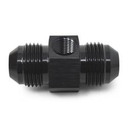 Russell - Russell 670013 8AN To 8AN Straight Male Union 1/8" NPT Side Pressure Port Black - Image 1