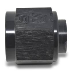 Russell - Russell 661953 Adapter Fitting Flared Tube Cap Assembly -04AN Black Finish - Image 1
