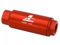 Aeromotive Fuel System - Aeromotive 12316 SS Series Fuel Filter 100 Micron 3/8" NPT Red - Image 4
