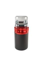 Aeromotive Fuel System - Aeromotive 12319 Canister Style Fuel Filter 100 Micron Red/Black - Image 2