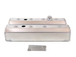 Canton - Canton Racing 65-205 Valve Covers SBC Centerbolt Fab Alum w/Fill & PCV - Image 1