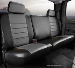 FIA SL62-38 GRAY SL REAR 60/40 Seat Cover Ford F150 Crew 15-22/F250/F350 17-22