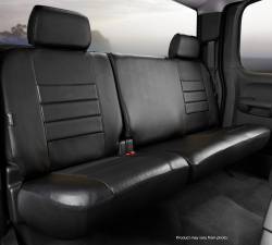 FIA SL62-94 BLK/BLK SL REAR 60/40 Seat Cover 14-18 Silv/Sierra 1500/15-19 2500HD