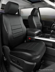 FIA SL68-35 BLK/BLK SL FRONT Bucket Seat Cover 19-23 Silv/Sra 1500/20-24 2500HD