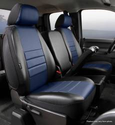 FIA SL68-37 BLUE SL FRONT 40/20/40 Seat Cover 19-24 Silv/Sra 1500/20-24 2500HD
