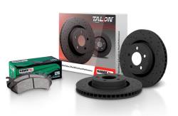 Hawk Performance - Hawk Performance HKC4302.295Y Talon Street Rotor & Brake Pad Kit - Image 2