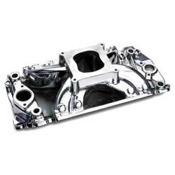 Professional Products - Professional Prod 53030 BB Chevy V8 Rect Port Hurricane Intake Manifold Polished - Image 1
