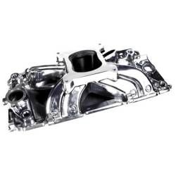 Professional Products - Professional Prod 53036 BB Chevy V8 Oval Port Hurricane Intake Manifold Polished - Image 1