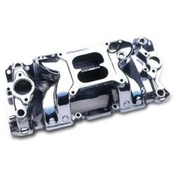 Professional Products - Professional Products 52025 Crosswind Intake Manifold Polished 57-95 SB Chevy V8 - Image 1