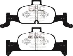 EBC Brakes - EBC Brakes DP22290 Greenstuff 2000 Series Sport Brake Pads - Image 1
