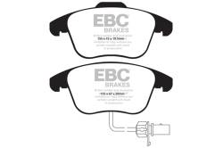 EBC Brakes - EBC Brakes DP31998C Redstuff Ceramic Low Dust Brake Pads for A5 A5 Quattro - Image 1