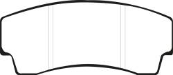 EBC Brakes - EBC Brakes DP4008R Yellowstuff Street & Track Brake Pads - Image 1