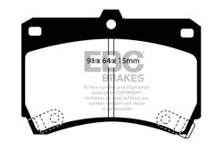 EBC Brakes - EBC Brakes DP3884C Redstuff Ceramic Low Dust Brake Pads - Image 1
