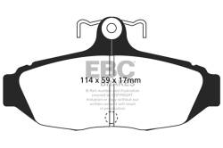 EBC Brakes - EBC Brakes DP41172R Yellowstuff Street & Track Brake Pads - Image 1