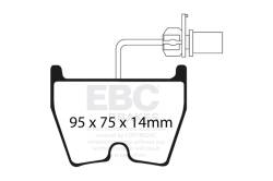 EBC Brakes - EBC Brakes DP41513R Yellowstuff Street & Track Brake Pads - Image 1