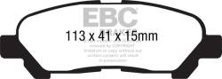 EBC Brakes - EBC Brakes DP41838R Yellowstuff Street & Track Brake Pads for Highlander - Image 1