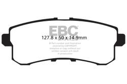 EBC Brakes - EBC Brakes DP41876R Yellowstuff Street & Track Brake Pads - Image 1