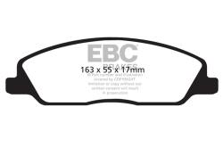 EBC Brakes - EBC Brakes DP41869R Yellowstuff Street & Track Brake Pads for 10-14 Mustang - Image 1