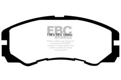 EBC Brakes - EBC Brakes DP4973R Yellowstuff Street & Track Brake Pads - Image 1