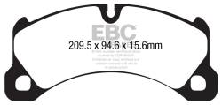 EBC Brakes - EBC Brakes DP42162R Yellowstuff Street & Track Brake Pads for 10-18 Cayenne - Image 1