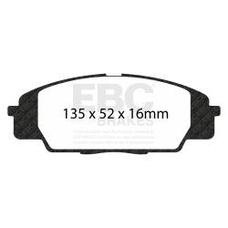 EBC Brakes - EBC Brakes DP51254NDX Bluestuff NDX Full Race Brake Pads - Image 3