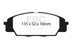 EBC Brakes - EBC Brakes DP51254NDX Bluestuff NDX Full Race Brake Pads - Image 2