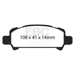 EBC Brakes - EBC Brakes DP51293NDX Bluestuff NDX Full Race Brake Pads - Image 3