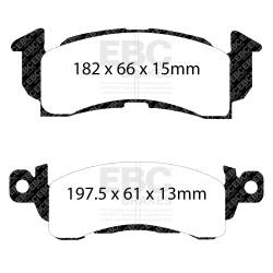 EBC Brakes - EBC Brakes DP51145NDX Bluestuff NDX Full Race Brake Pads - Image 3