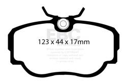 EBC Brakes - EBC Brakes DP4779R Yellowstuff Street & Track Brake Pads - Image 1
