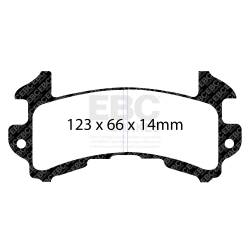 EBC Brakes - EBC Brakes DP51146NDX Bluestuff NDX Full Race Brake Pads for Firebird Seville - Image 3