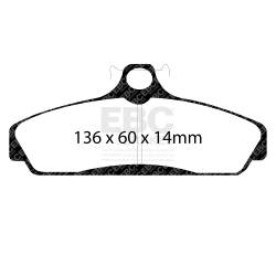 EBC Brakes - EBC Brakes DP51152NDX Bluestuff NDX Full Race Brake Pads for 84-87 Corvette - Image 3