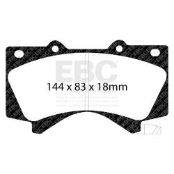 EBC Brakes - EBC Brakes DP51815NDX Bluestuff NDX Full Race Brake Pads - Image 3