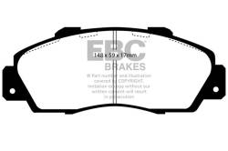 EBC Brakes - EBC Brakes DP5872NDX Bluestuff NDX Full Race Brake Pads - Image 2