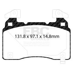 EBC Brakes - EBC Brakes DP53028NDX Bluestuff NDX Full Race Brake Pads - Image 3